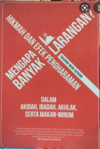 MENGAPA BANYAK LARANAGAN?