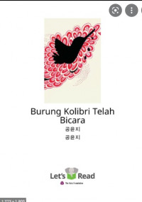 Image of Burung Kolibri Telah Bicara DIGITAL