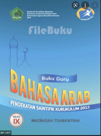 BUKU GURU BAHASA ARAB IX